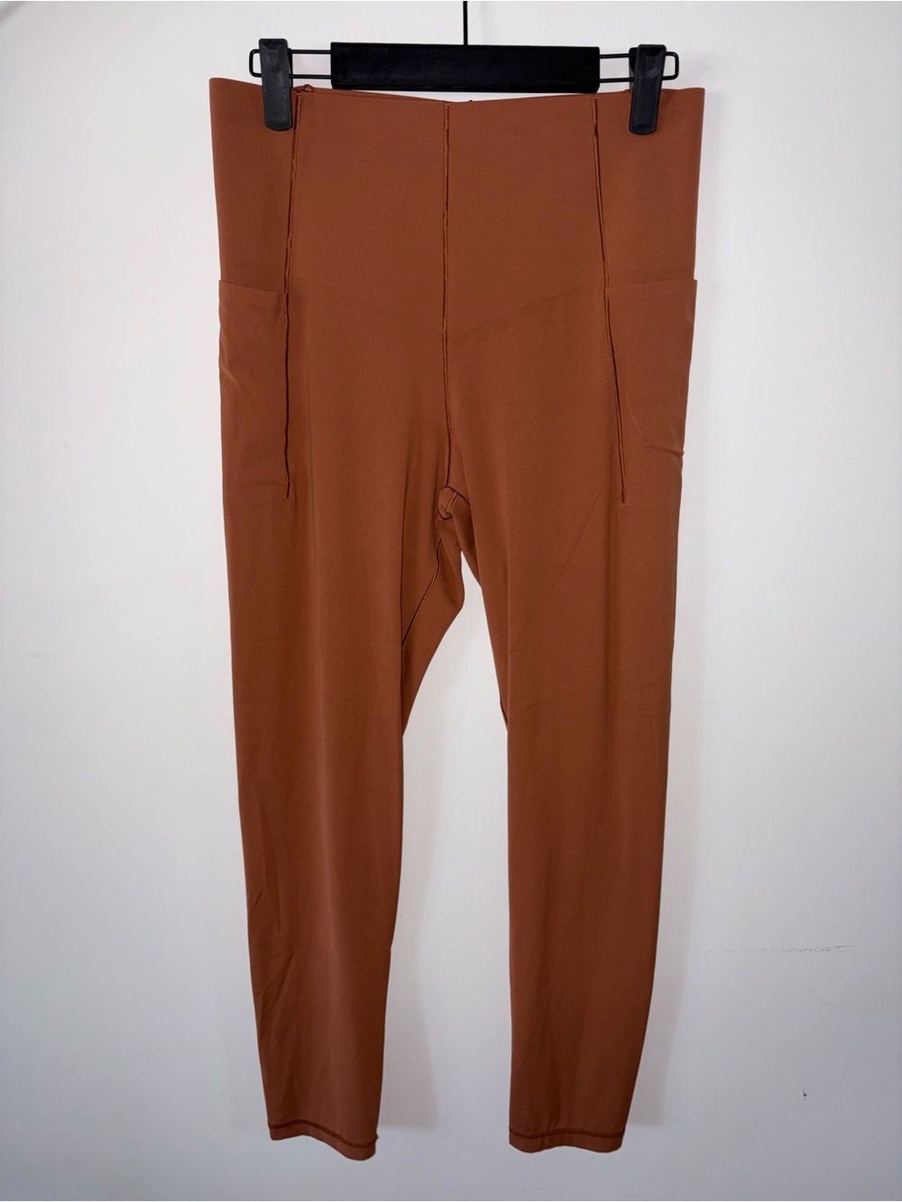 Aerie Women’s Size Large High-Waist Pocket Leggings in Warm Brown